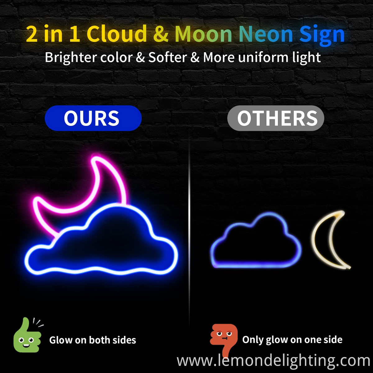 Glowing Neon Sign Night Light